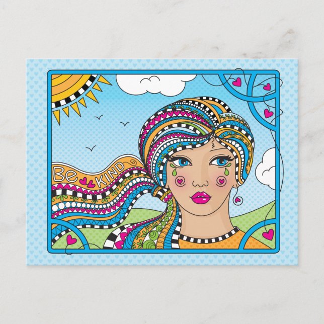 Var vänlig_ vykort (Framsida)