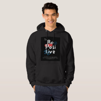 Var vänliga att vara positiv hoodie