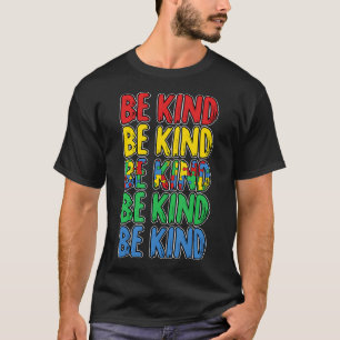 Var vänliga Autism Awareness Cute Boys Girls Småba T Shirt