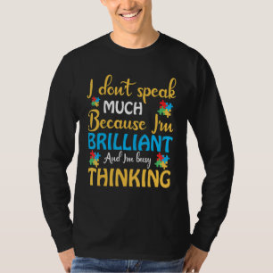 Var vänliga Autism Medvetenhet om det regna Trendi T Shirt