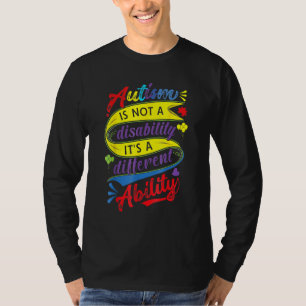 Var vänliga Autism Medvetenhet om det regna Trendi T Shirt