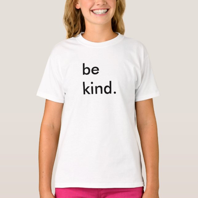 Var vänliga barn vita T-Shirt (Framsida)