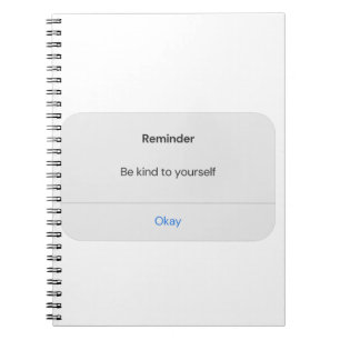 Var vänliga, inspirerande IOS-telefonpositionering Anteckningsbok