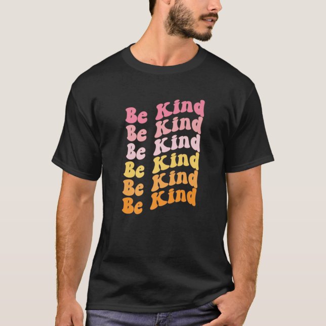 Var vänliga lärare, Kindness Unity Day Anti-Bullyi T Shirt (Framsida)