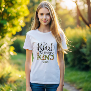 Var vänliga mot alla slags barn t shirt