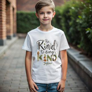 Var vänliga mot alla slags barn t shirt