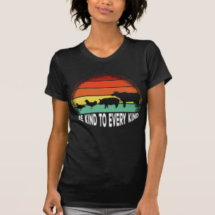 Var vänliga mot alla slags Höger från vegadjur T Shirt