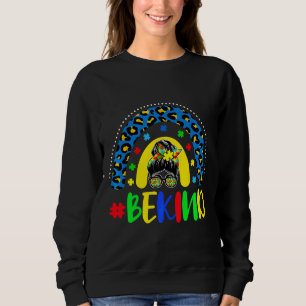 Var vänliga mot autism Medvetenhet om Rainbow Mess T Shirt