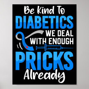 Var vänliga mot diabetiker vi hanterar tillräcklig poster