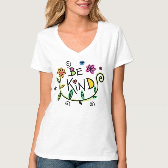 Var vänliga mot varandra t shirt (Framsida)