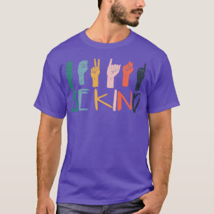 Var vänliga och skriv språklärartolk som t shirt