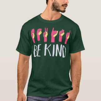 Var vänliga och skriv språklärartolk som t shirt