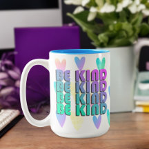 Var vänliga Rainbow Gradient Hearts Teacher Gift