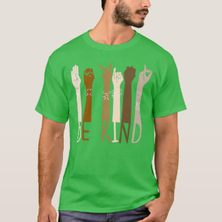 Var vänligt teckenspråk 28 t shirt