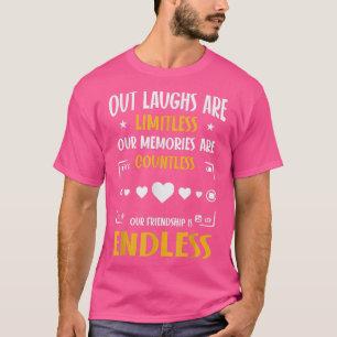 Vår Vänskap är oändlig, underlig, bästa vän T Shirt