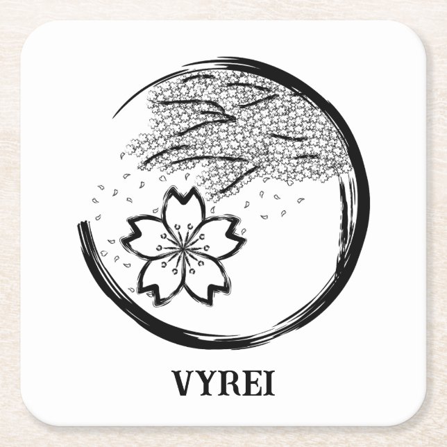 Vår Vapensköld Underlägg Papper Kvadrat (Framsidan)