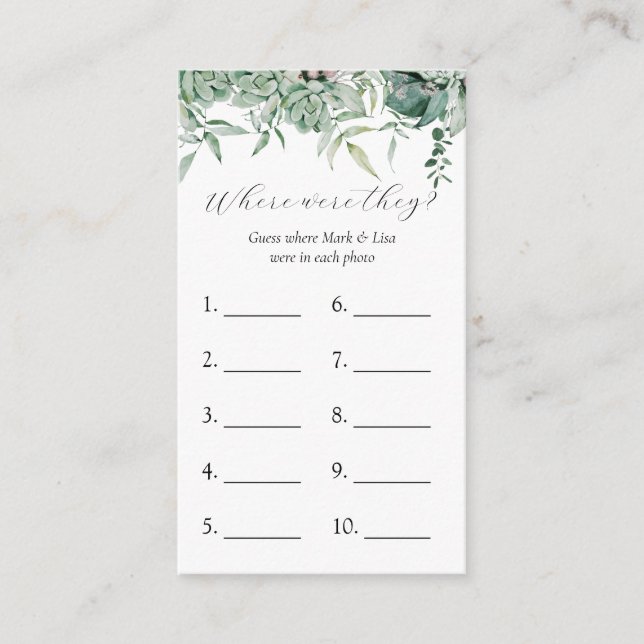 Var var de? Möhippans spelkort Tilläggskort (Framsida)