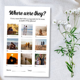 Var var de Roligt fotogästspel? Flygblad