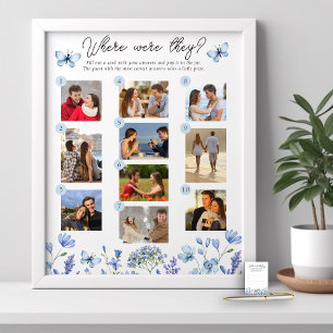 Var var de som spelade 10 Photo Blue Wildblomma? Poster