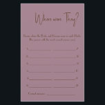 Var var de? Visa spelkortsfälla Flygblad<br><div class="desc">Gör det till ditt eget genom att lägga till texten. Om du vill komma åt avancerad redigering av verktyg går du till "Anpassa", rulla ner och trycker på länken "klicka för att anpassa ytterligare". Om du vill ha mer matchande design klickar du på länken "Övriga produkter från den här samlingen"...</div>