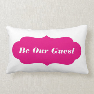 Var vår gäst (eller beställnings- text) lumbarkudde