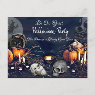 Var vår gäst, Spooky Halloween fest Inbjudan