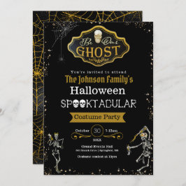 Var vår Ghost Dancing Skeletons Costume Party Kort