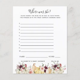 Var var hon? | Barnstödsspel