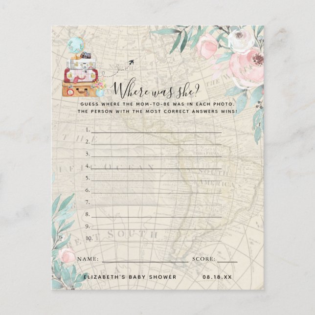 Var var hon? | Barnstödsspel (Framsida)