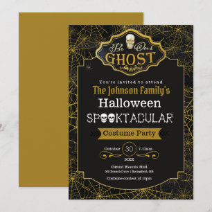 Var vår inbjudan till Ghost Black & Guld Costume P