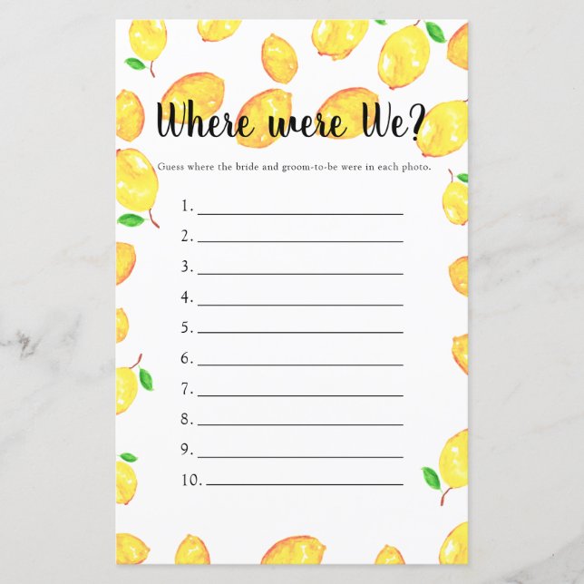 Var var vi Möhippa Game Lemon Party? (Framsida)