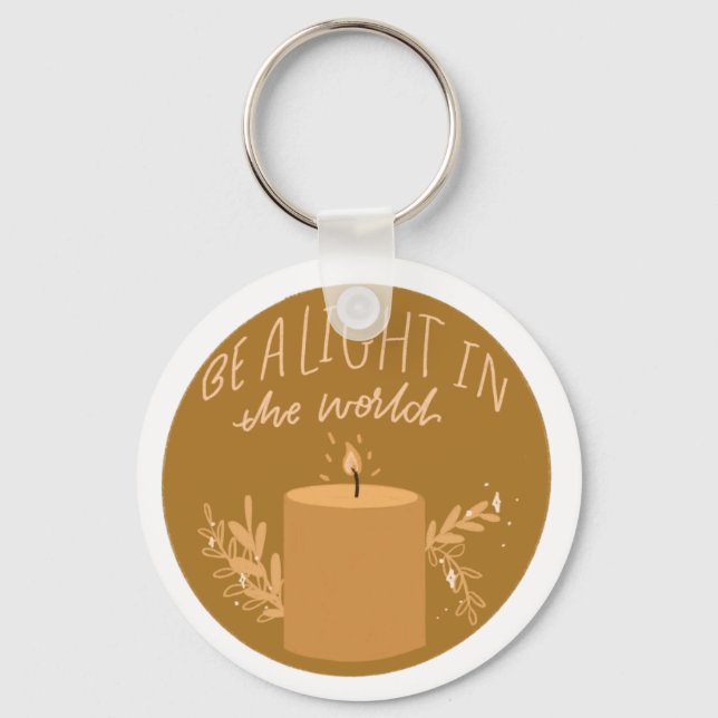 Var världens ljus nyckelring (Framsida)