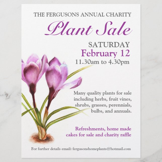 Vår, växtodlingssaft reklamblad (Framsidan)