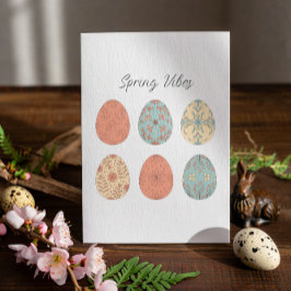 Vår Vibes - Påsk-kort med Blommigt E Helg Vykort