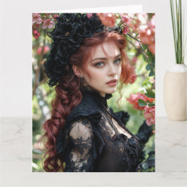 Vår Victorian Goth 2025 Design 6-kort Kort