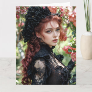 Vår Victorian Goth 2025 Design 6-kort Kort
