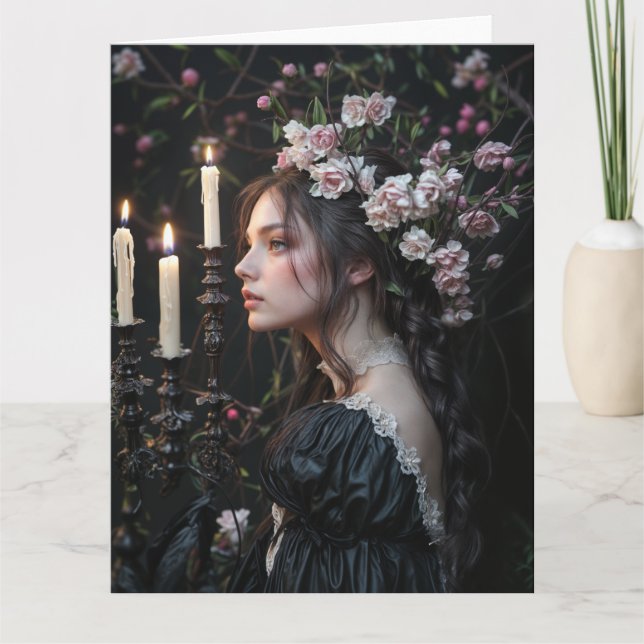 Vår Victorian Goth 2025 Design 9-kort Kort (Framsida)