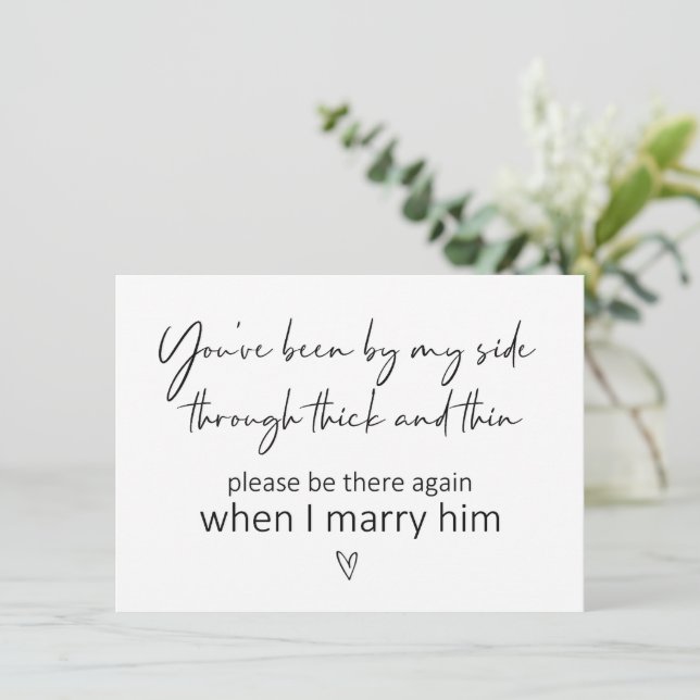 Var vid min sida, frieri vikta kort (Stående Fram)