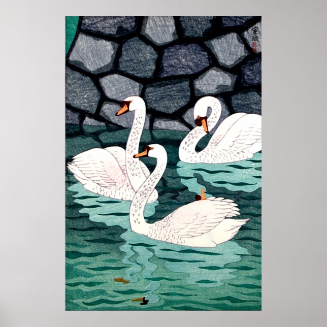 Vår vid Moat Kasamatsu Shiro 1957 Poster (Framsidan)