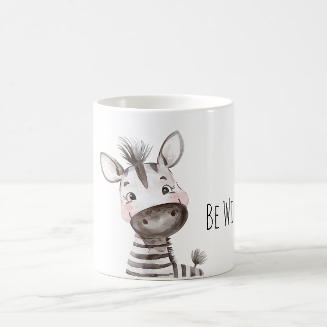 Var Vild Glad Zebra Kaffemugg (Center)