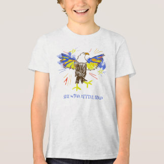 Var Vild Liten Fågel Söt Örn Barn Design T Shirt
