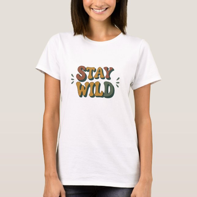 Var vild t shirt (Framsida)