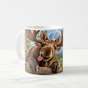 Var vild, var annorlunda Älg Kaffemugg