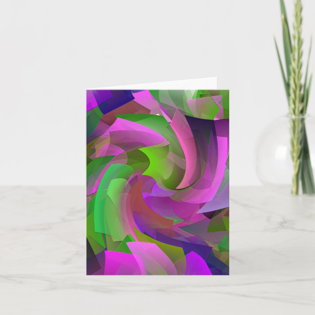 Vår-virvlar..... Kort (Framsida)