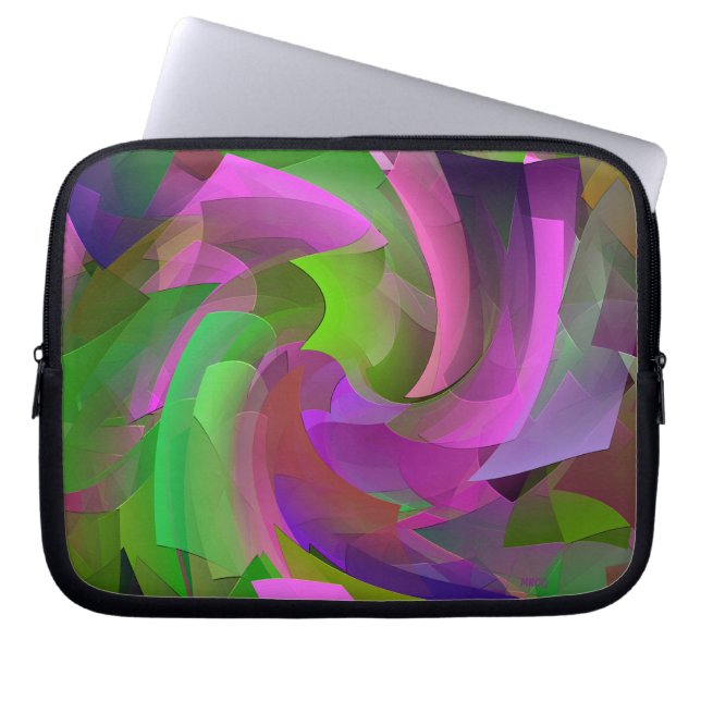 Vår-virvlar..... Laptop Fodral (Framsidan)