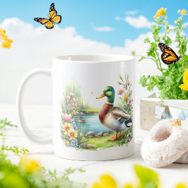 Vår Watercolor Anka - Kid Mugg