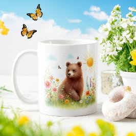 Vår Watercolor Brown Bear - Kid Mugg