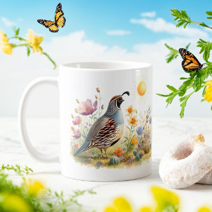 Vår Watercolor California Quail - Kid Mugg