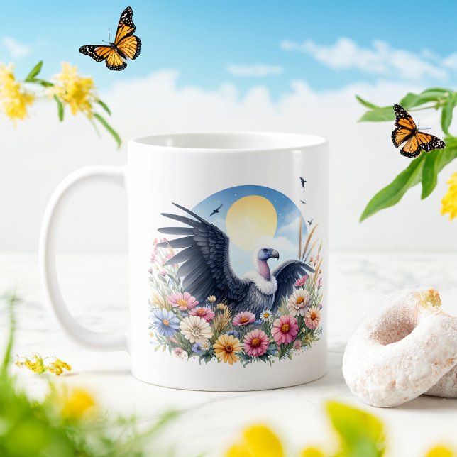 Vår Watercolor Condor - Kid Mugg (Skapare uppladdad)