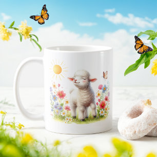 Vår Watercolor Lamb - Kid Mugg